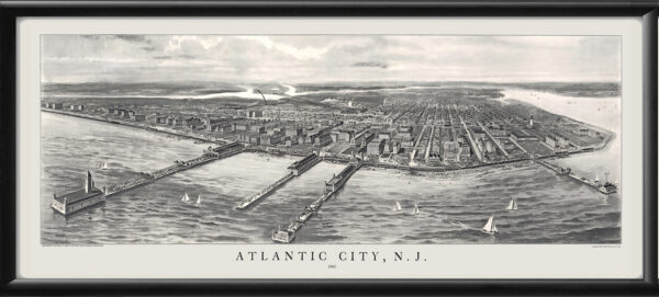 Atlantic City Birdseye 1905