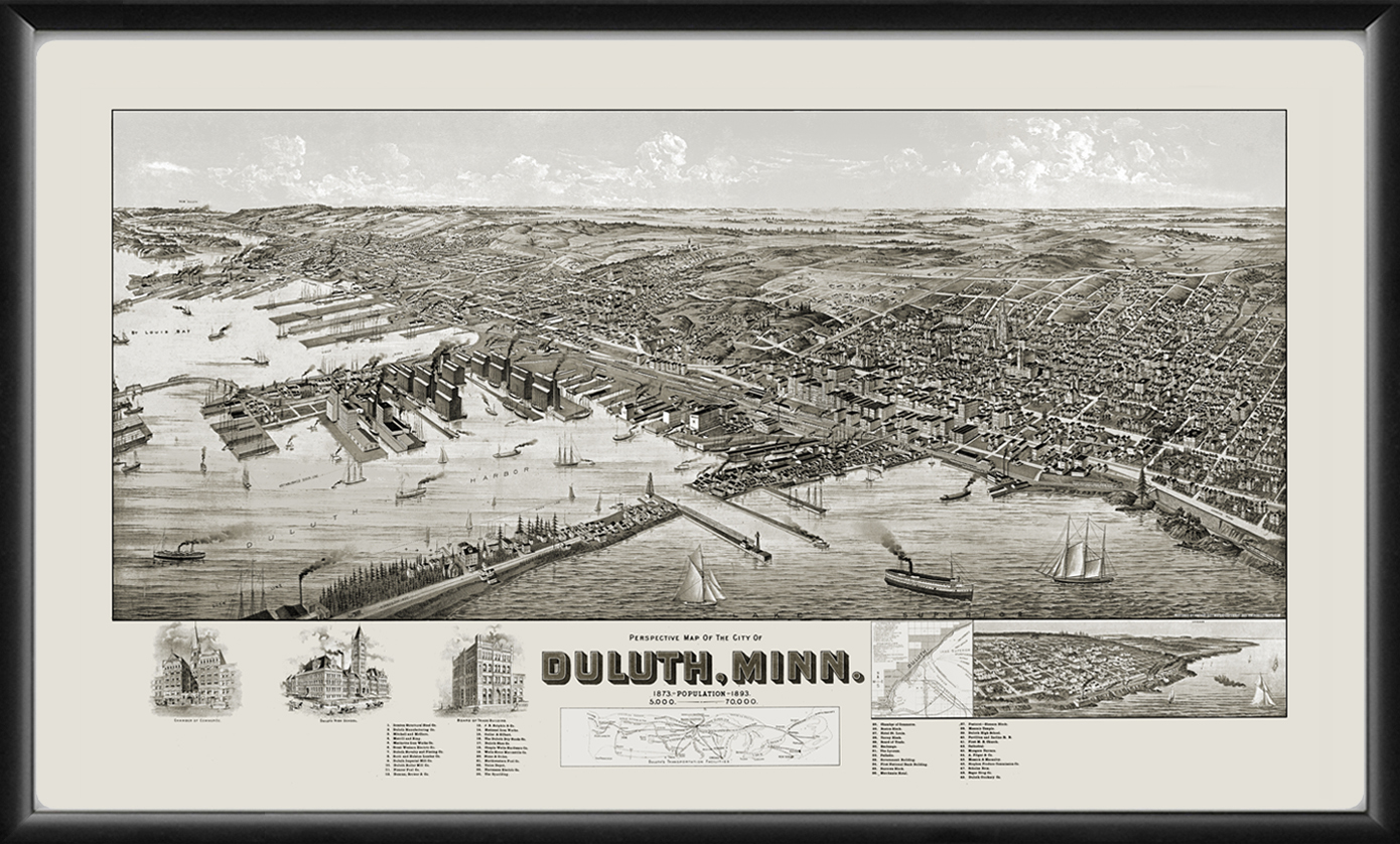 Historic Map - St. Paul, MN - 1867