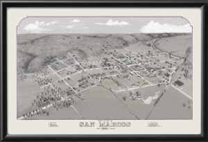 San Marcos TX 1881 TM Map