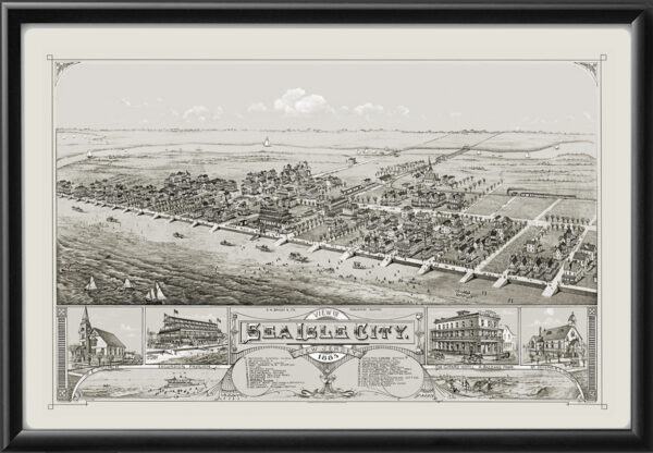 Sea Isle City NJ 1885 OH Bailey