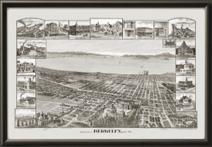 Berkeley CA 1891 Map