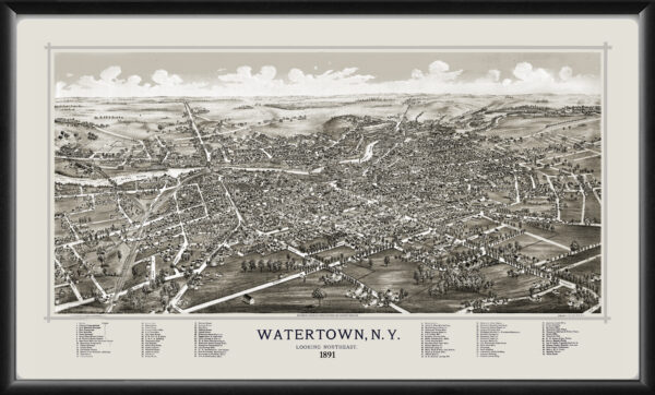 Watertown NY 1891 Burleigh TM