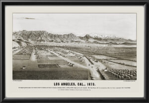 Los Angeles CA 1873 AEMatthews TM Map