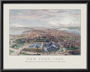 New York City NY 1855. From the Latting Observatory William WellstoodRegonly TM
