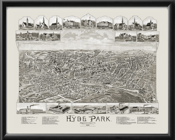 Hyde Park - Boston - MA 1890 OH Bailey TM