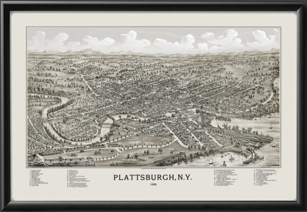 Plattsburgh NY 1899 C. Fausel TM