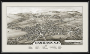 Hamilton NY 1885 Lucien R. BurleighTM