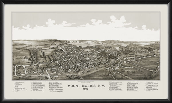 Mount Morris NY 1893 LR Burleigh Tm