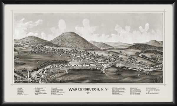Warrensburgh NY 1891 - Lucien R. Burleigh TM