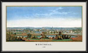 Montreal Canada 1889 Tm Bird's Eye View Map