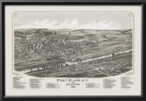 Fort Plain and Nelliston NY 1891 LRBurleigh TM