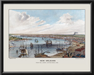 New Orleans LA 1852 from the lower cotton press JWHill TM