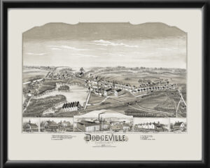 Dodgeville, Massachusetts, 1891 OH Bailey TM
