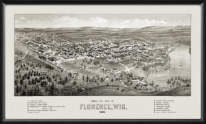 Florence WI 1881 JJStoner TM Map