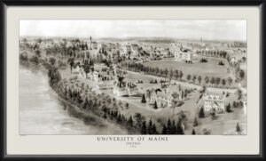 University of Maine - Orono ME 1912 Richard Rummell TM Birds Eye View Map