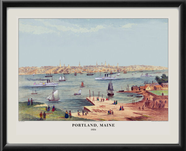 Portland ME 1854 W.S. Hatton TM