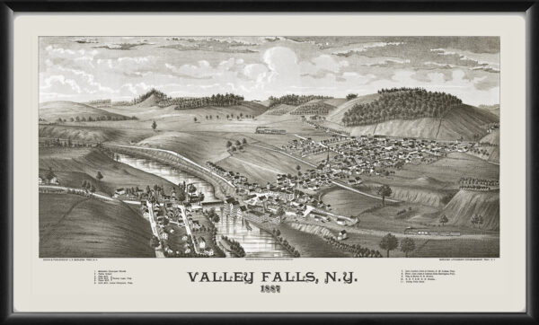 Valley Falls NY 1886 LRBurleigh TM