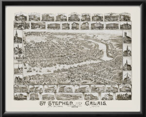 St. Stephen, New Brunswick and Calais, ME 1889 TM