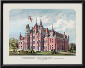 Otterbein University 1871 Westerville OH Towers Hall 1871