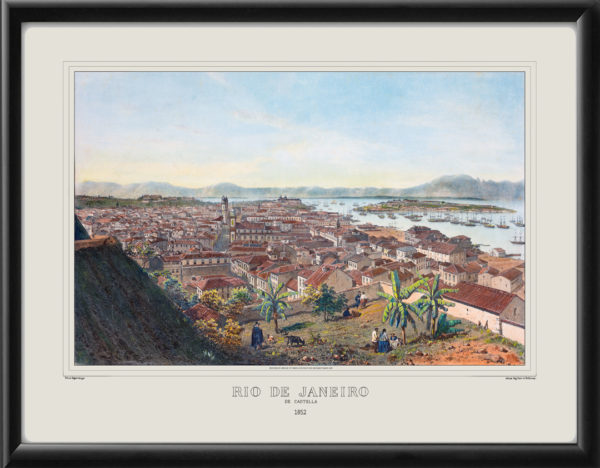 Rio de Janeiro from Castile 1852 Alfred MartinetTM