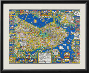 Boston-MA-1926-Edwin-Olsen-and-Blake-Clark.-The-colour-of-an-old-city-a-map-of-Boston-decorative-and-historical