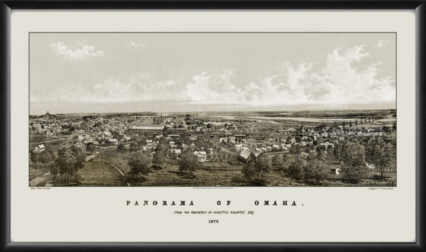 Panorama of Omaha. From the Residence of Augustus Kountze