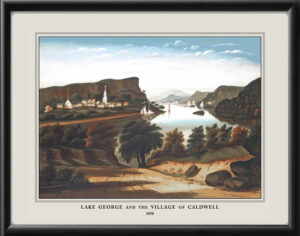 Lake George and the Village of Caldwell 1850