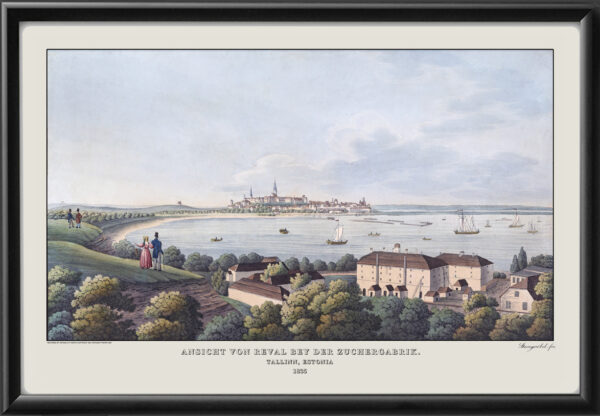 Tallinn Estonia From the Sugar Factory 1835