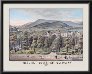Roanoke College - Salem VA 1855 (Color)