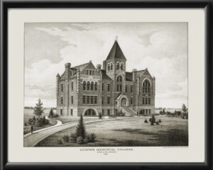 Sterling College - Cooper Memorial College 1887 Sterling KS L.H. Everts & Co.