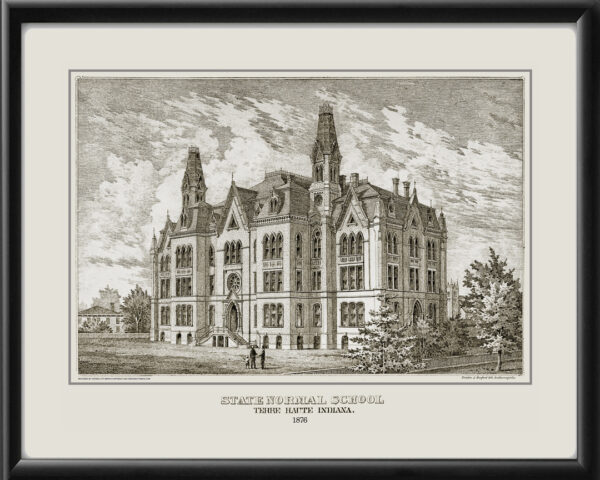 Indiana State Normal School - Terre Haute 1876