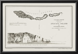 Anacapa Island CA 1854 William Birch McMurtrie TM
