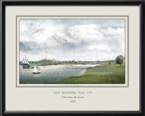 Sag Harbor, Long Island, NY 1839 O.H. Bears Color TM