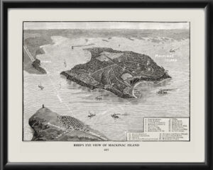 Mackinac Island 1877 from The Magazine of American History TM