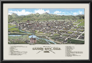 Canon City CO 1882 Color TM