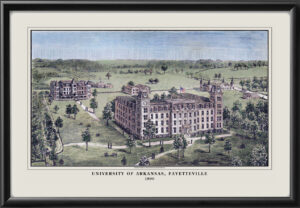 University of Arkansas, Fayetteville 1890 (Color)