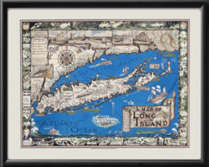Long Island NY 1933 Map